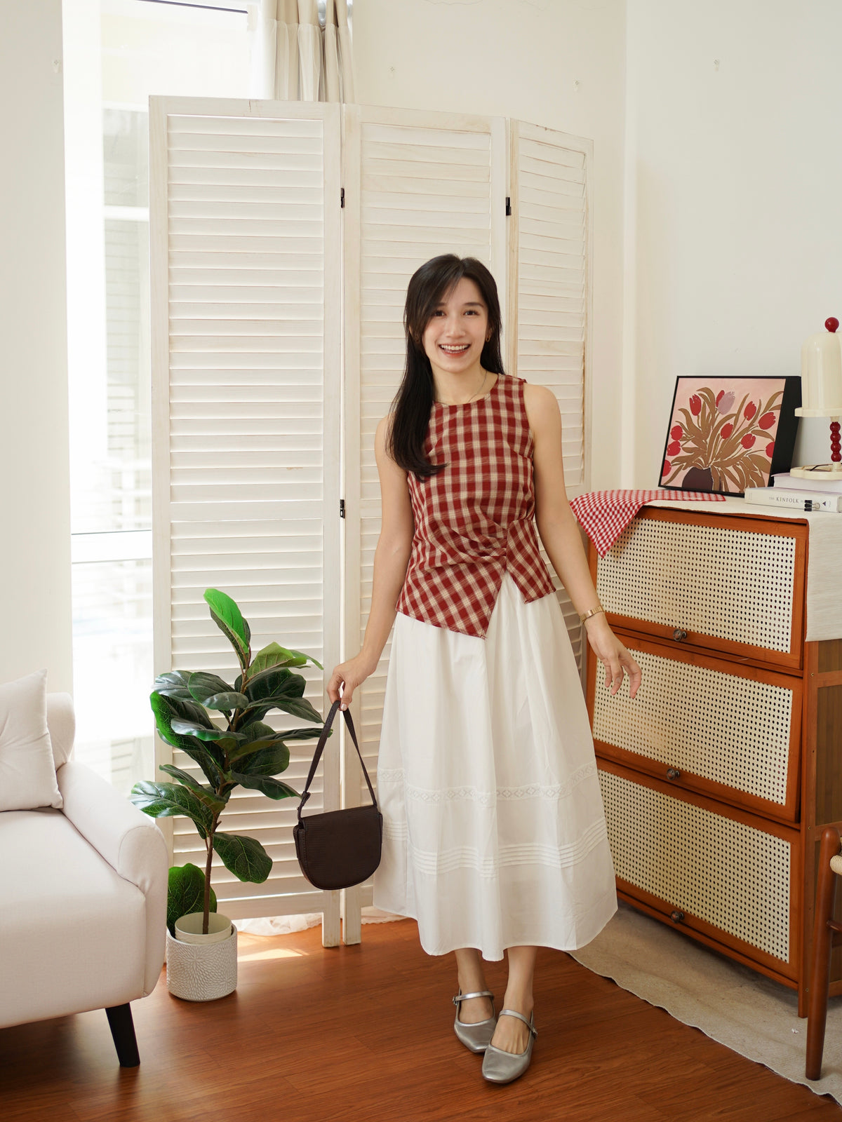 Anna Lace Midi Skirt - LovelyMadness Clothing Malaysia