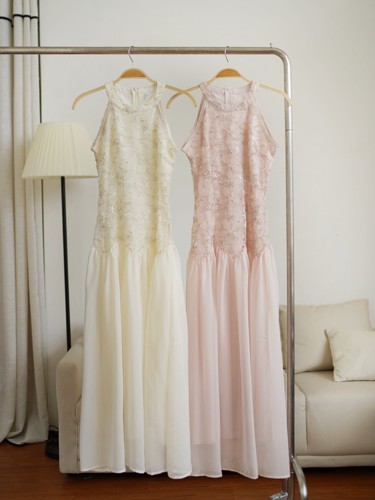 Hermione Halter Lace Dress - LovelyMadness Clothing Malaysia