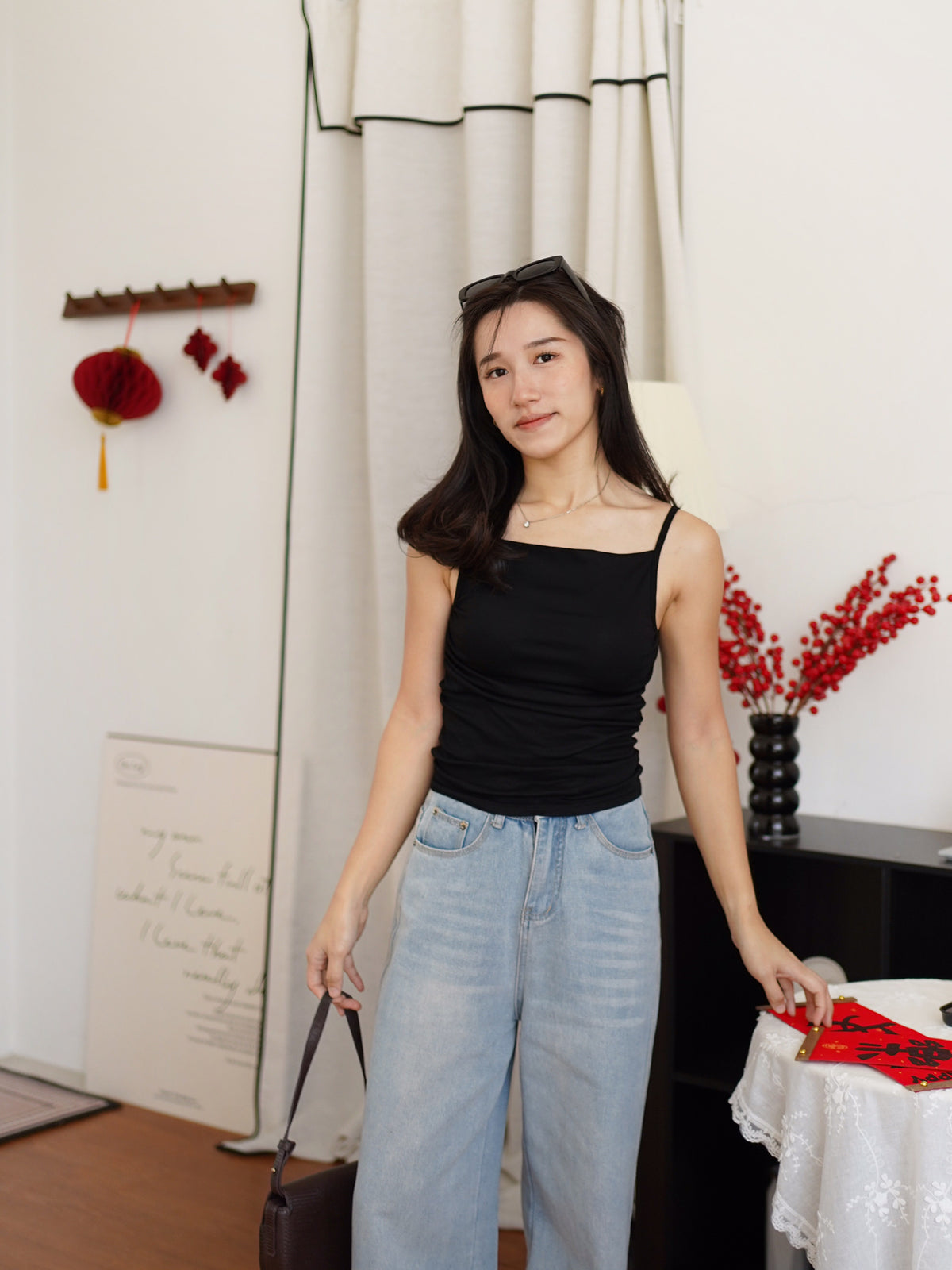 KYLA Cowl Padded Tank