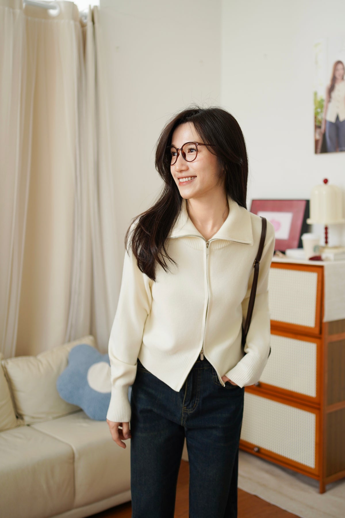 Sporty Chic Zip Pullover
