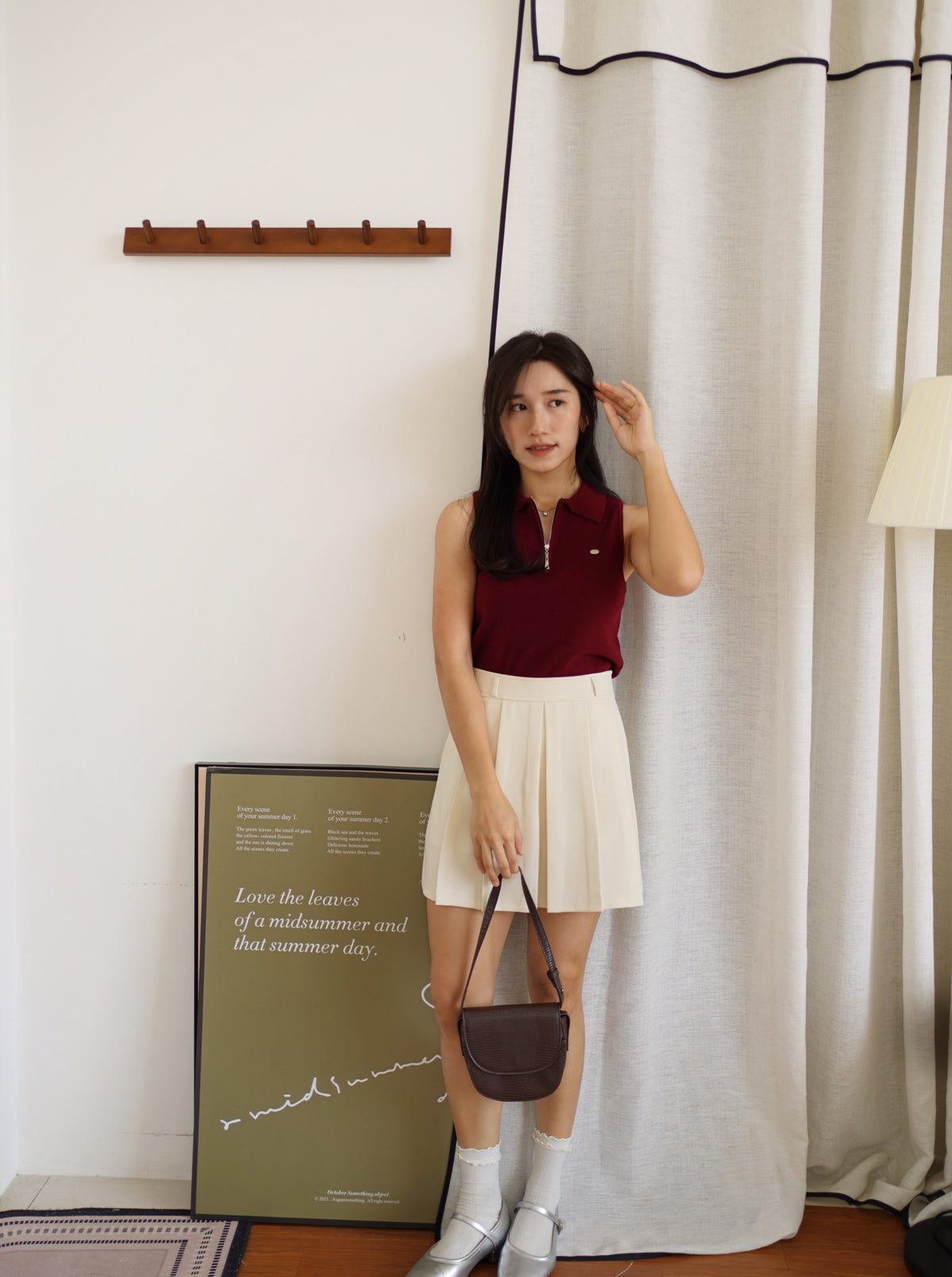 Venice Collar Zipper Top