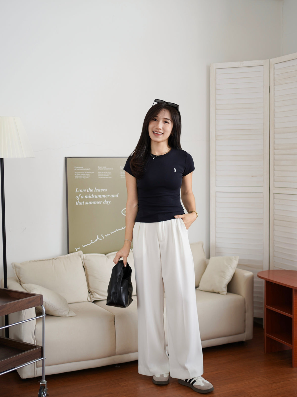 Polo Fitted Cotton Tee - LovelyMadness Clothing Malaysia