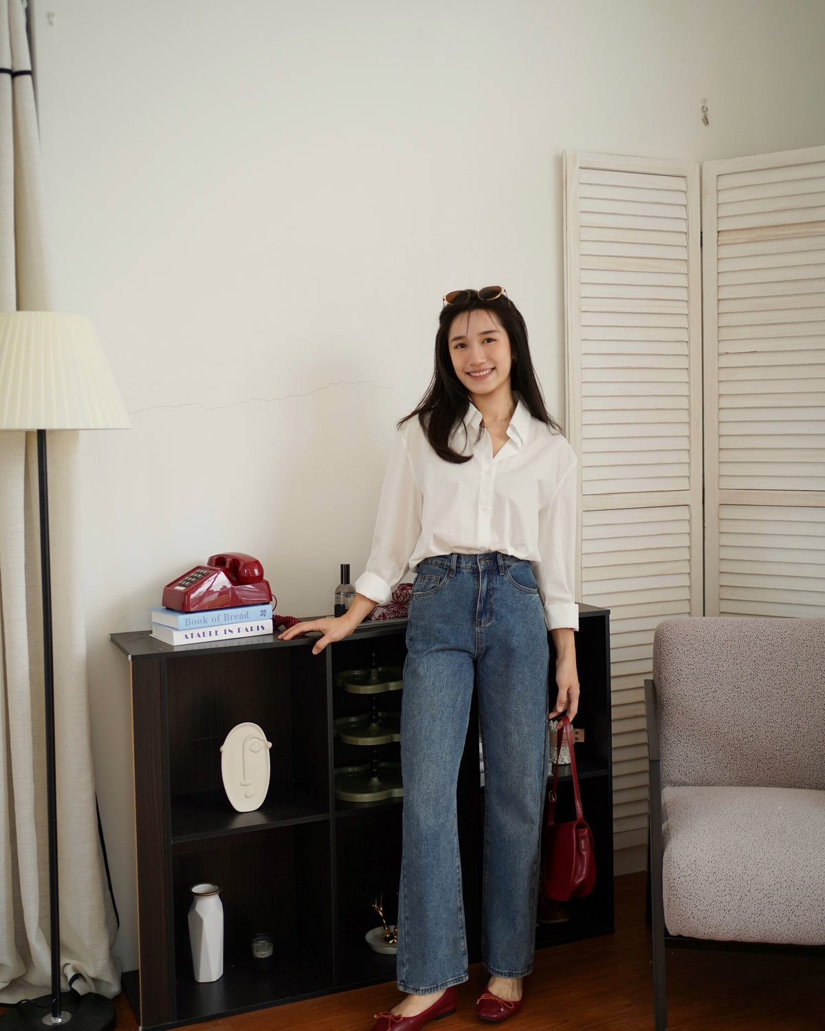 Natalia Collar Blouse