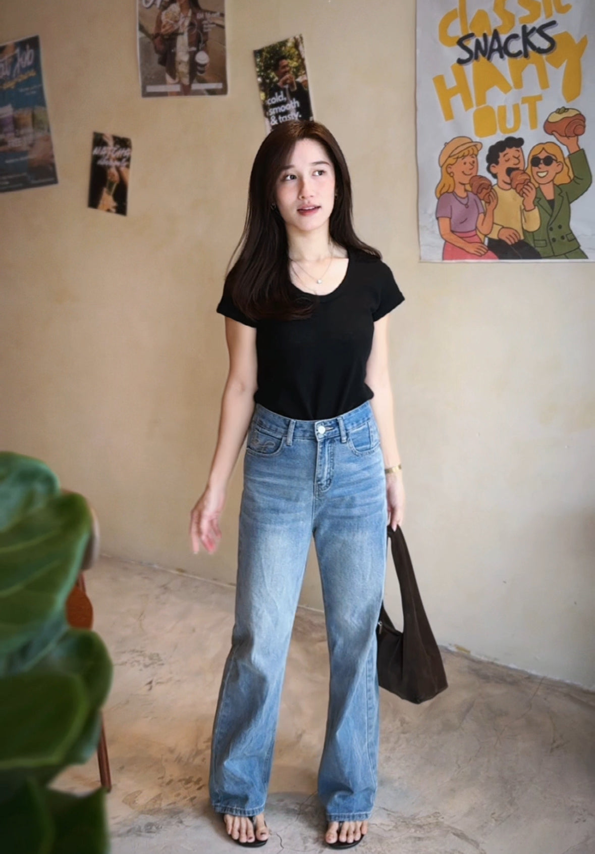 U Shape Textured Tee