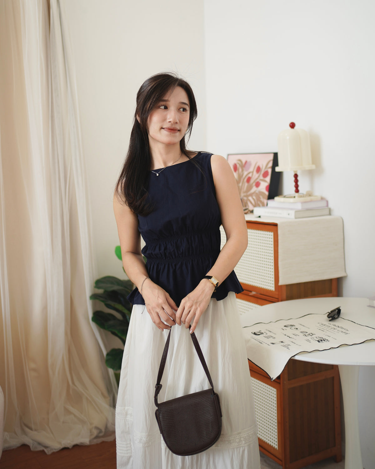 Roselia Ruched Top - LovelyMadness Clothing Malaysia