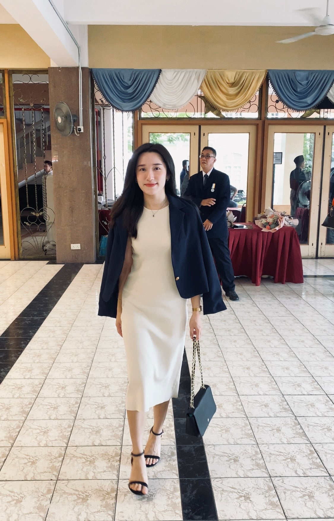 GRACE COLUMN KNIT DRESS
