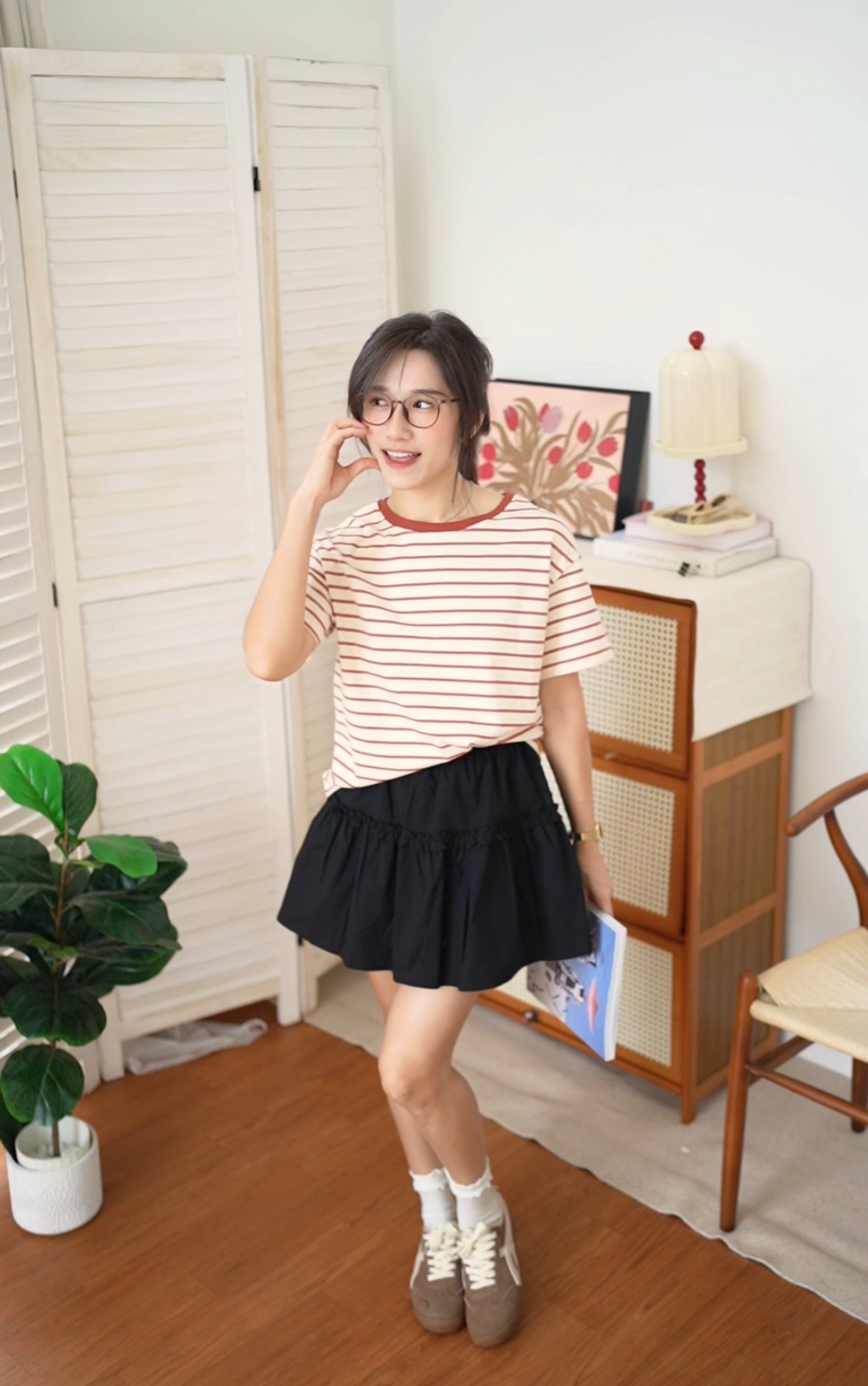 Comfy Stripe Tee - LovelyMadness Clothing Malaysia