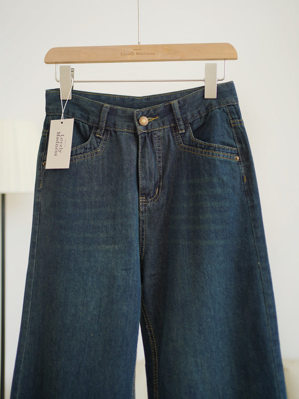 [LM.made] Serine Denim Wide-leg Jeans