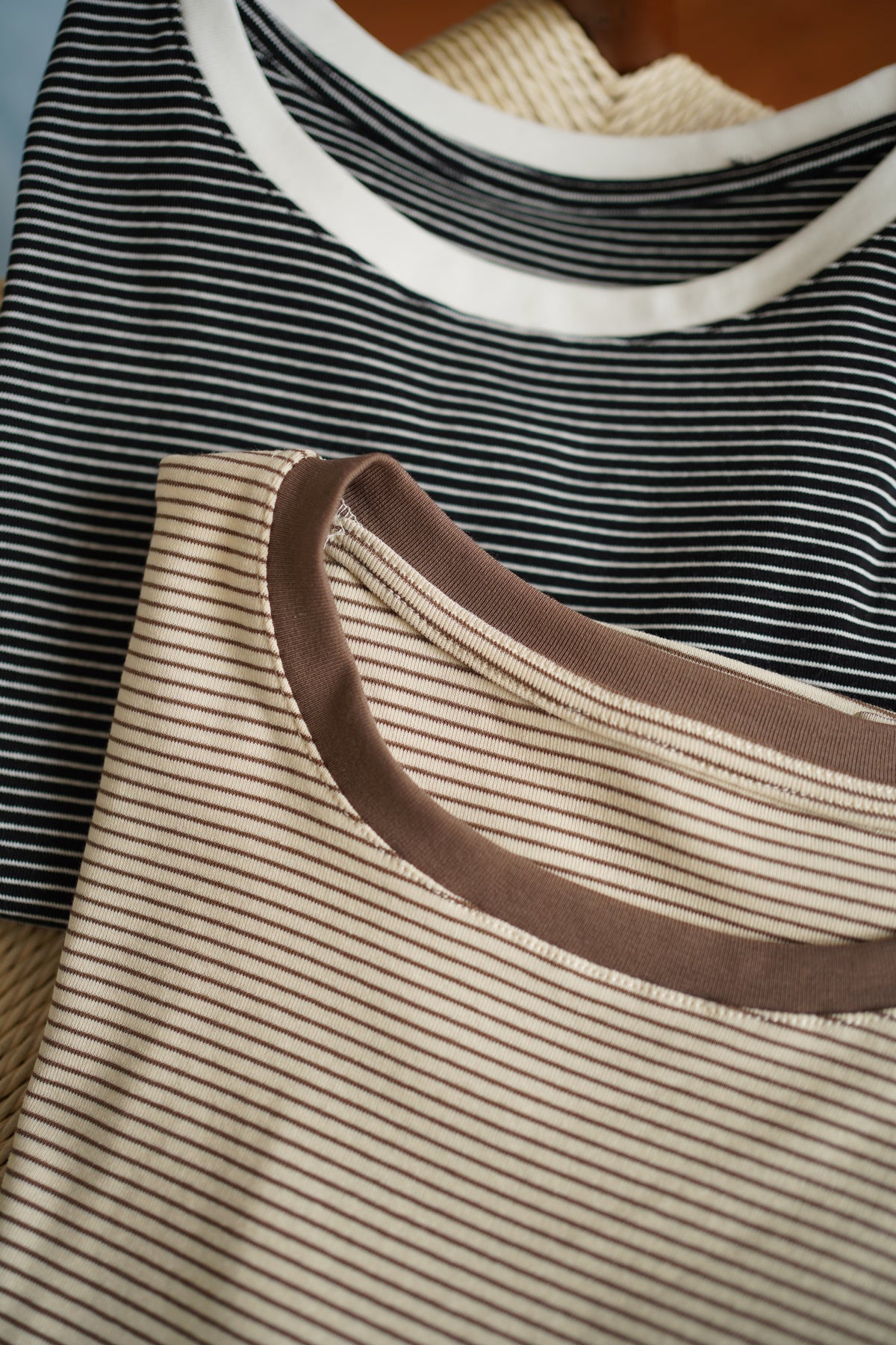 Stripe Cotton Relax Tee