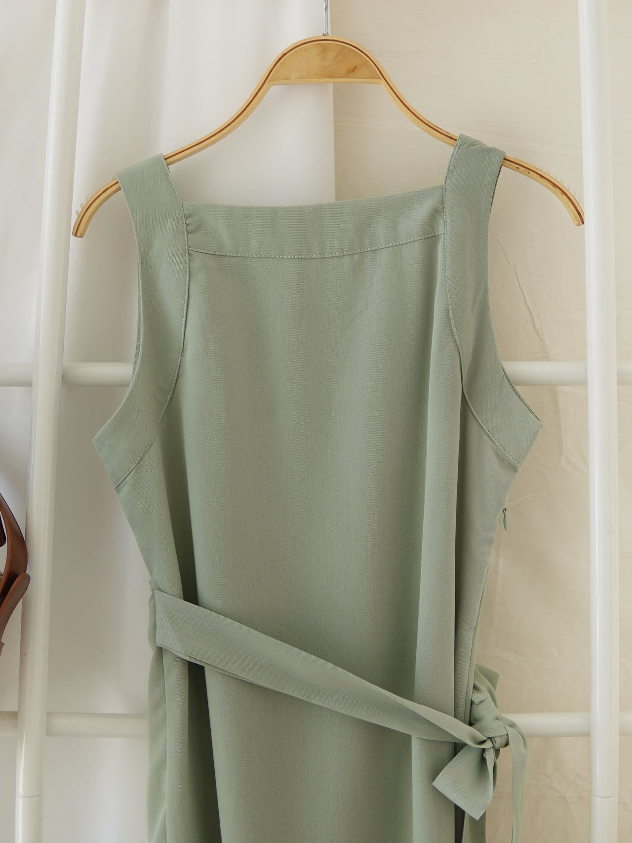 Sevyn Green Wrap Midi Dress