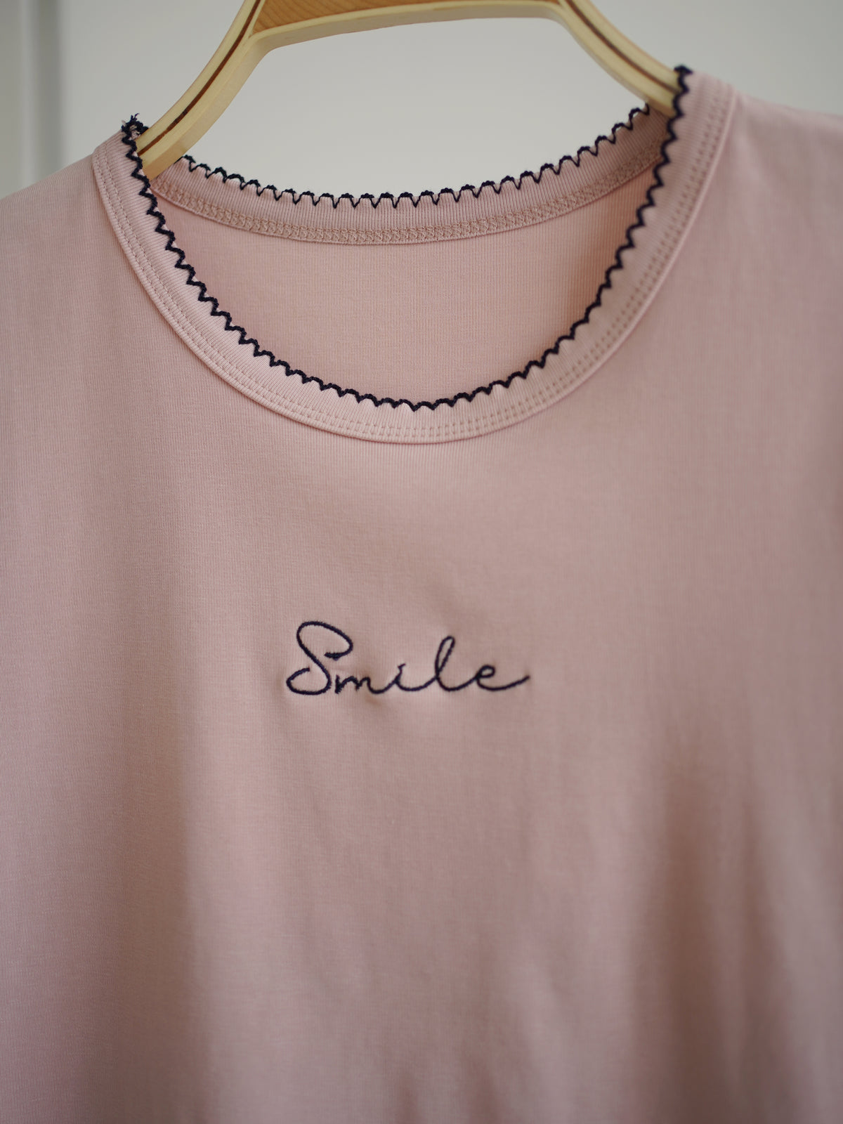 Smile Fitted Cotton Tee