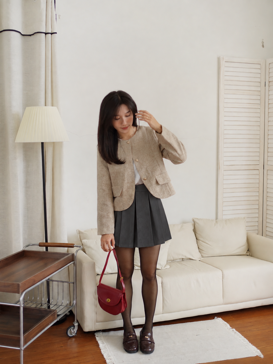 Janice Pleated Skirt