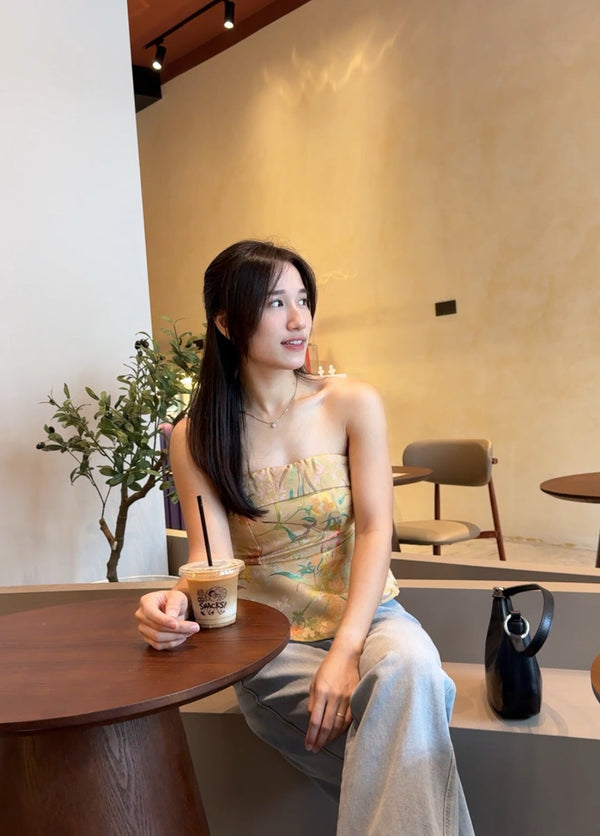 Chloe Oriental Tube Top
