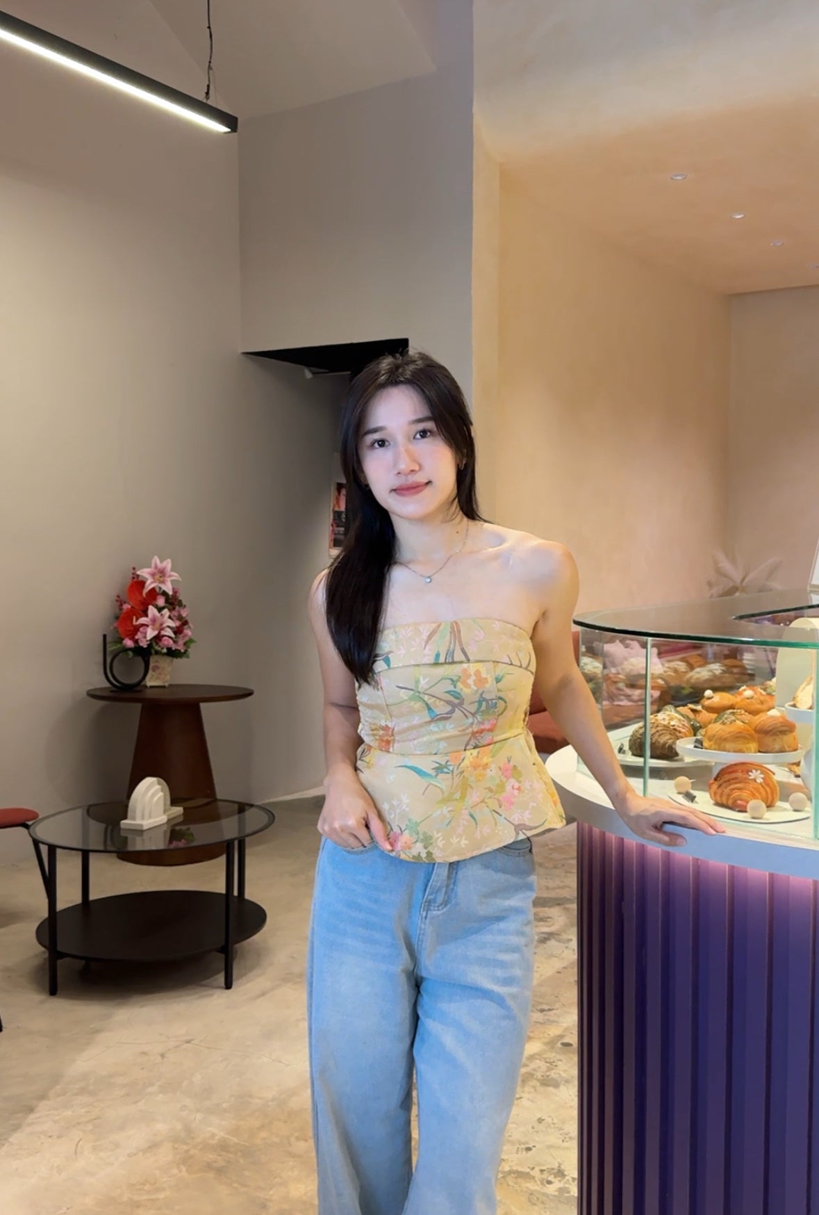 Chloe Oriental Tube Top