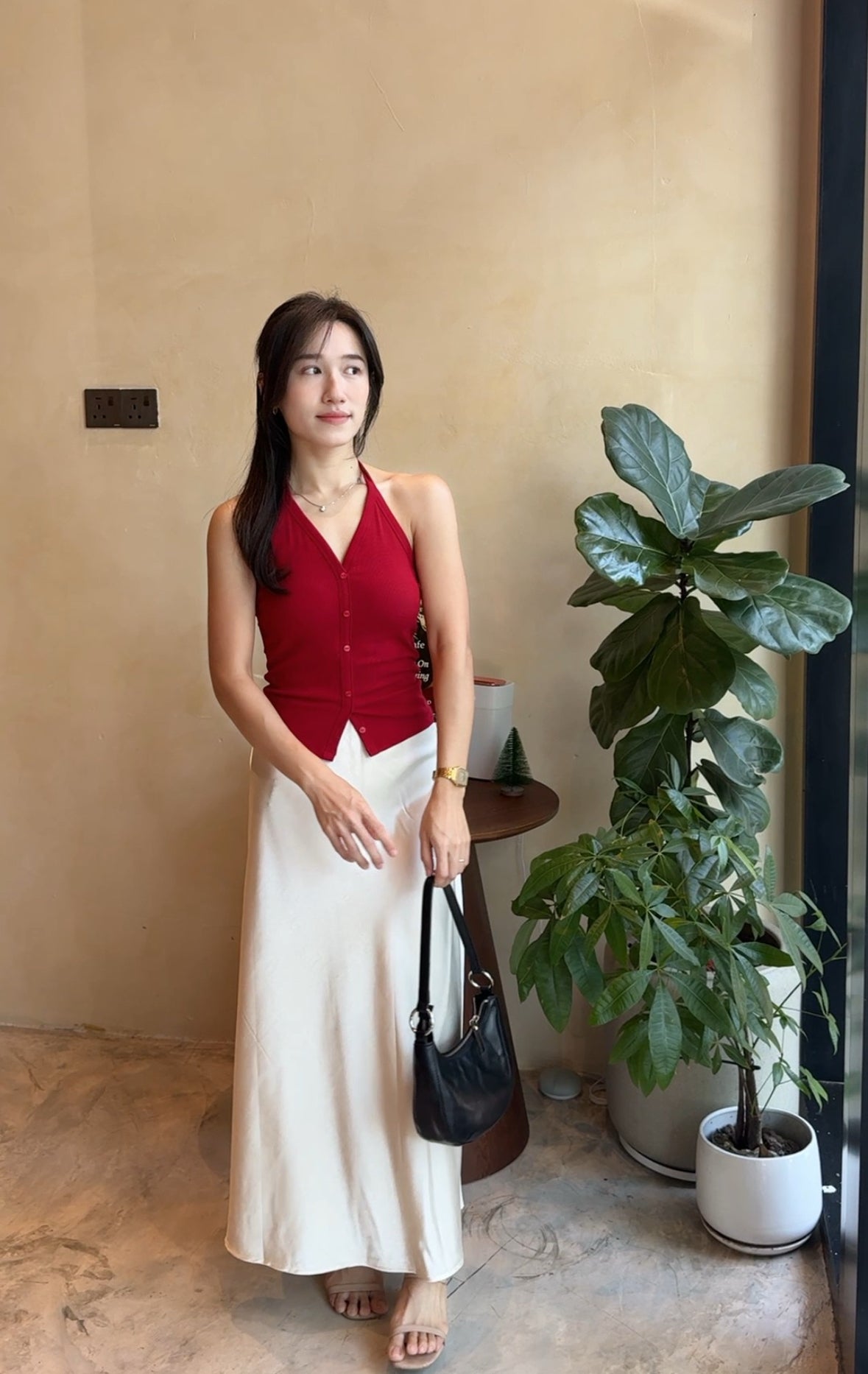 Nicole Halter Padded Top