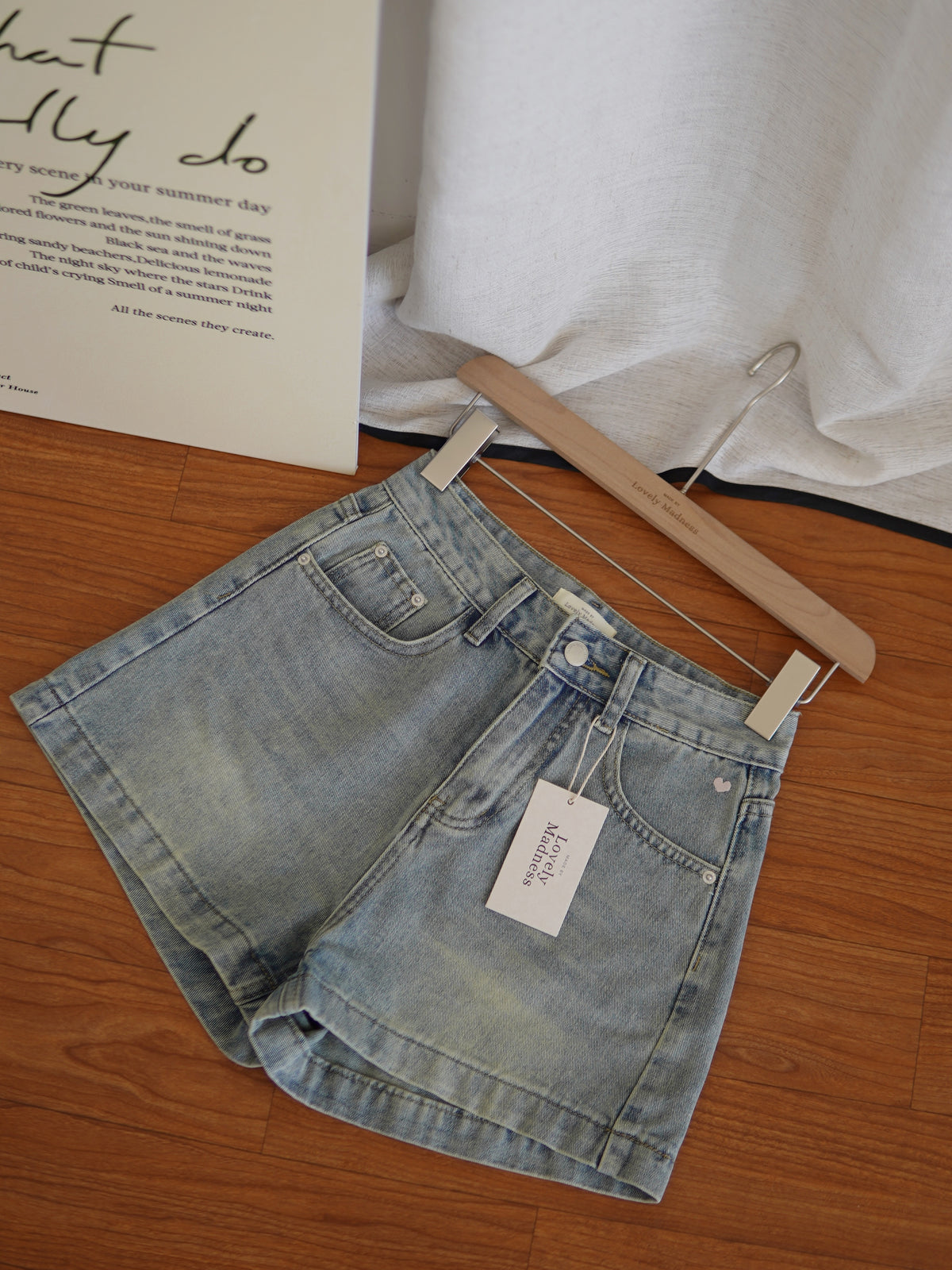 [LM.made] Amour Denim Short