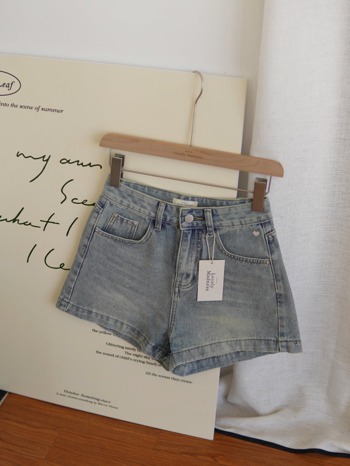 [LM.made] Amour Denim Short