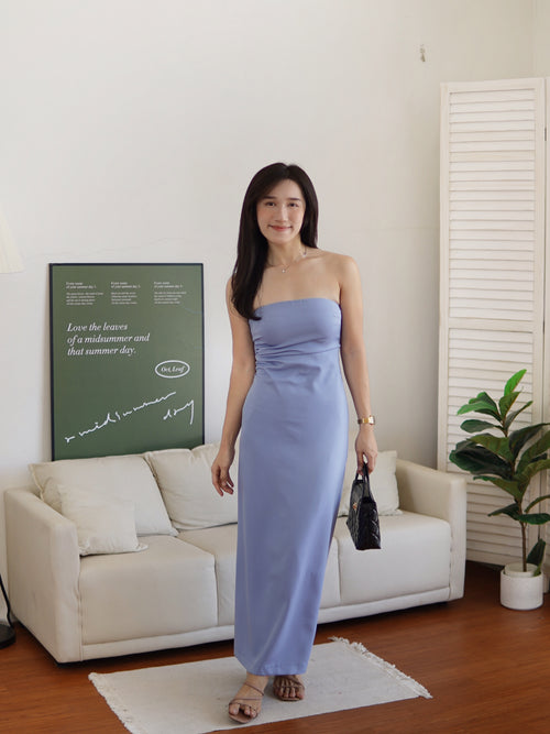 Hailea Tube Maxi Dress - LovelyMadness Clothing Malaysia