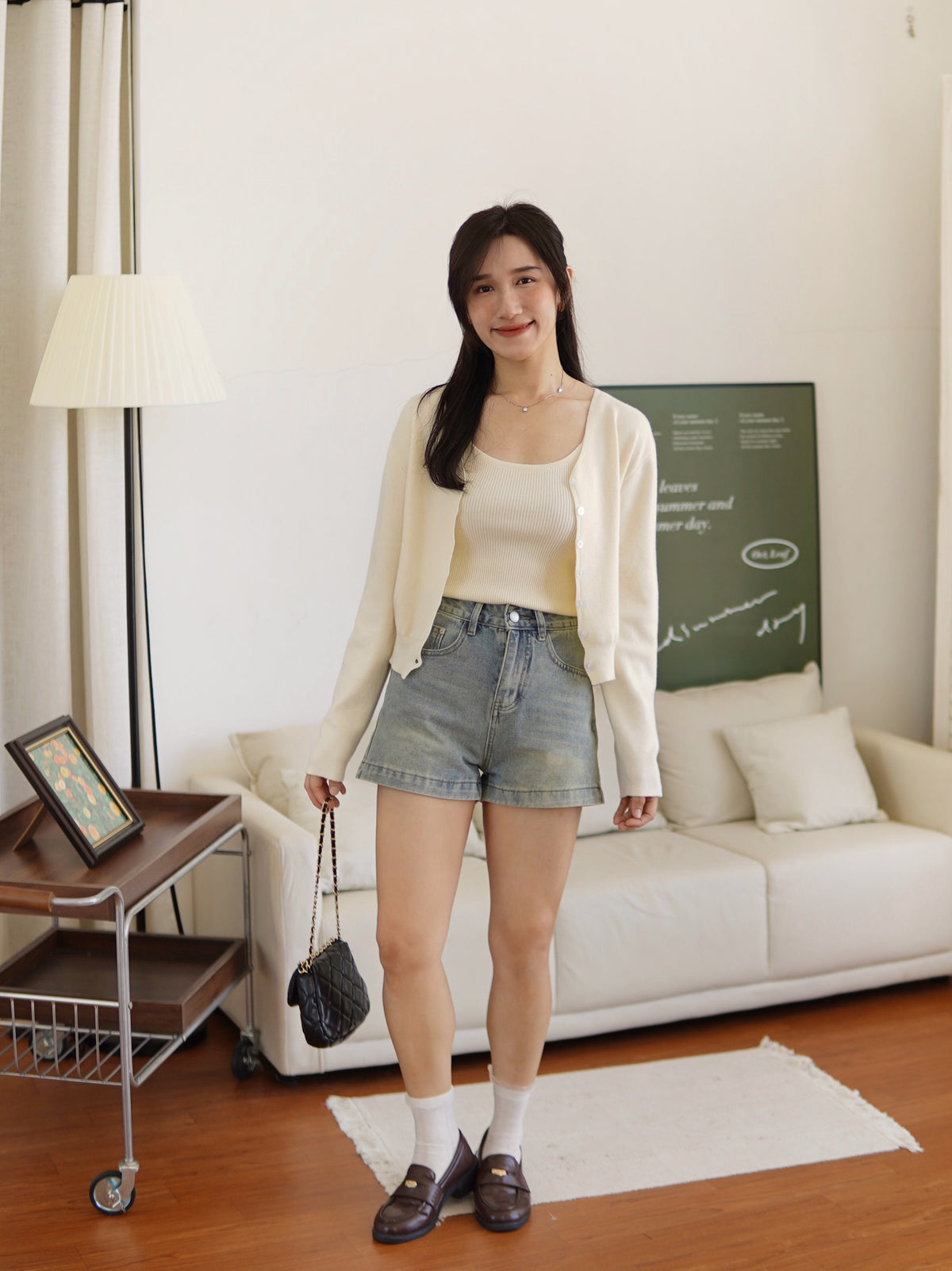 [LM.made] Amour Denim Short