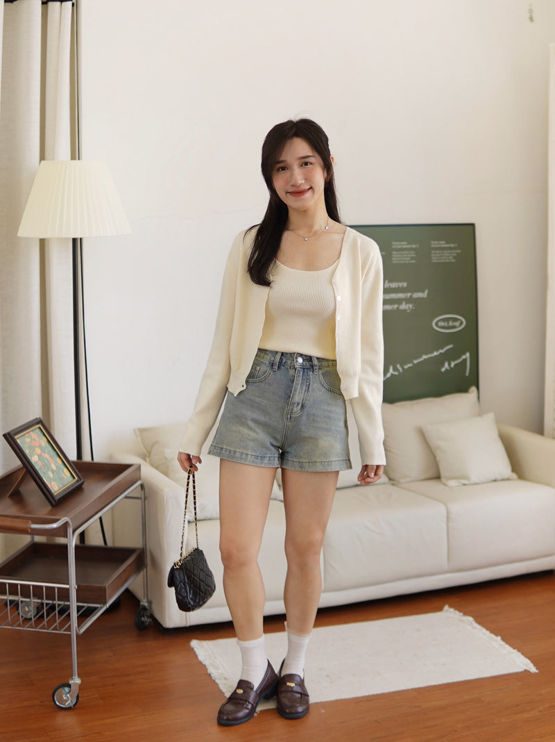 [LM.made] Amour Denim Short
