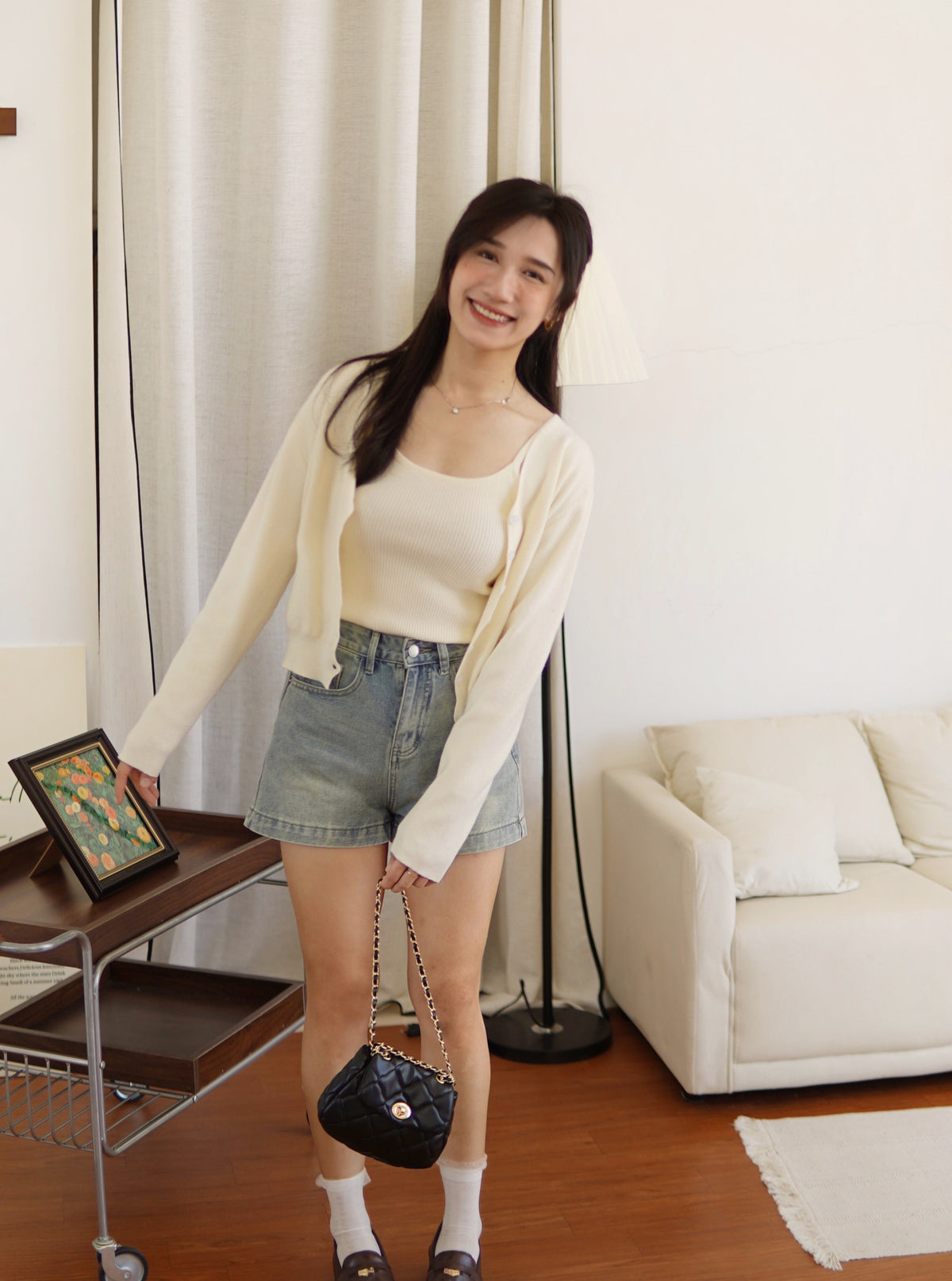 [LM.made] Amour Denim Short