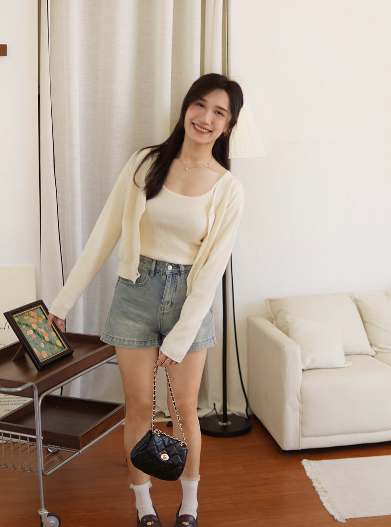 [LM.made] Amour Denim Short