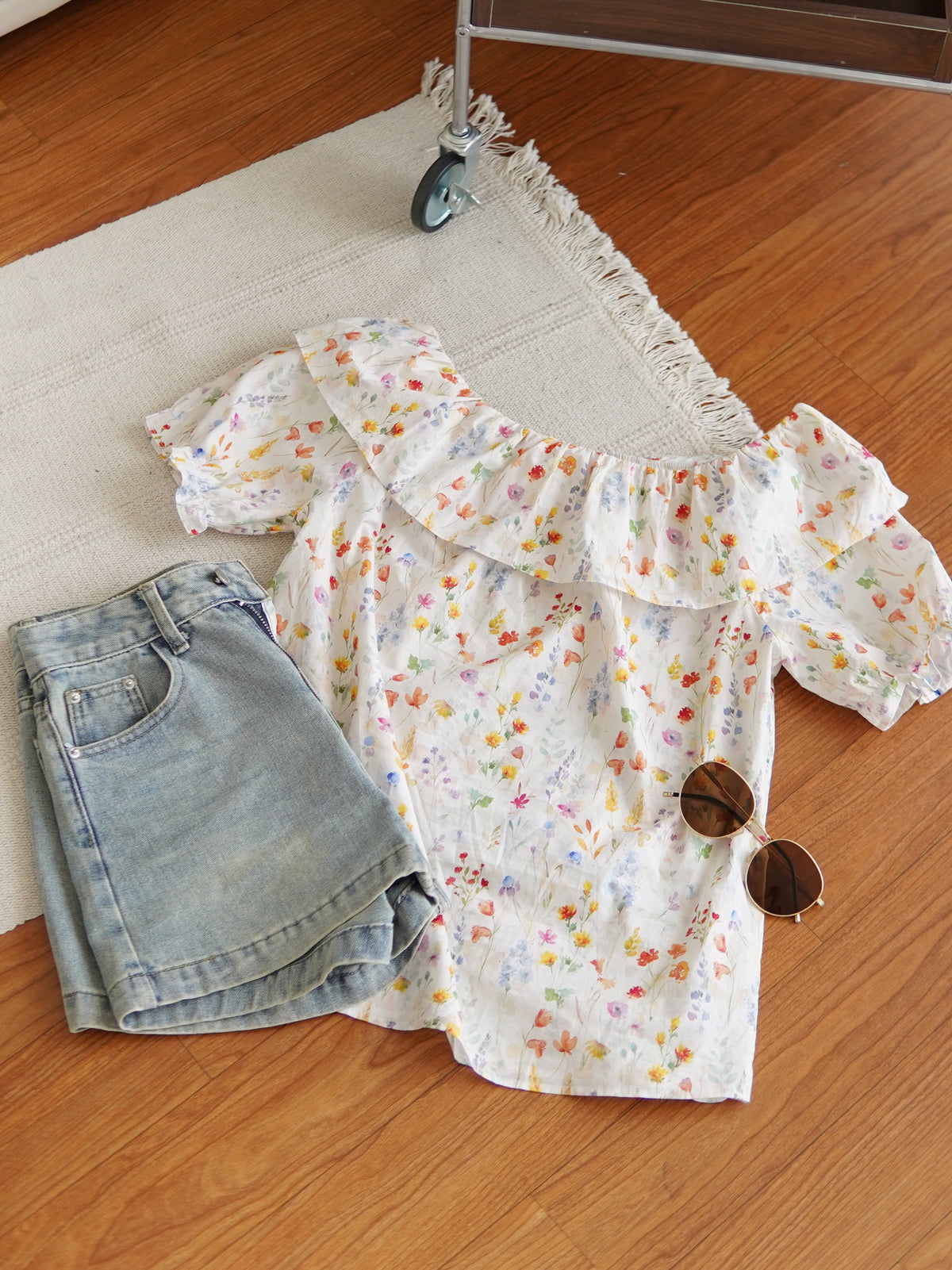 Nora Floral Top