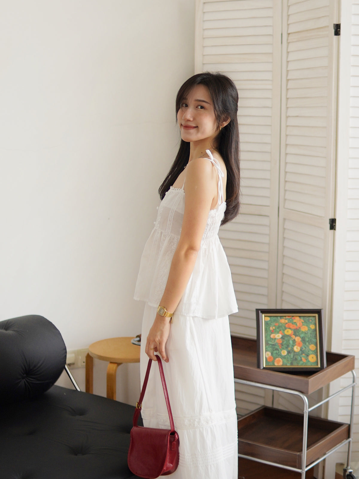 Lacey Days Ribbon Top