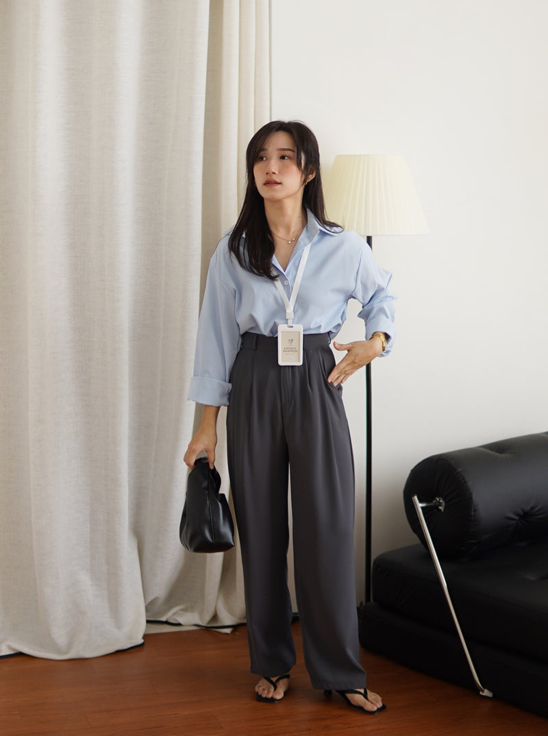 NATALIA BUTTON BLOUSE