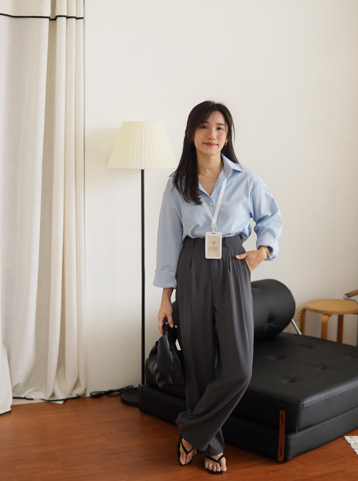 NATALIA BUTTON BLOUSE
