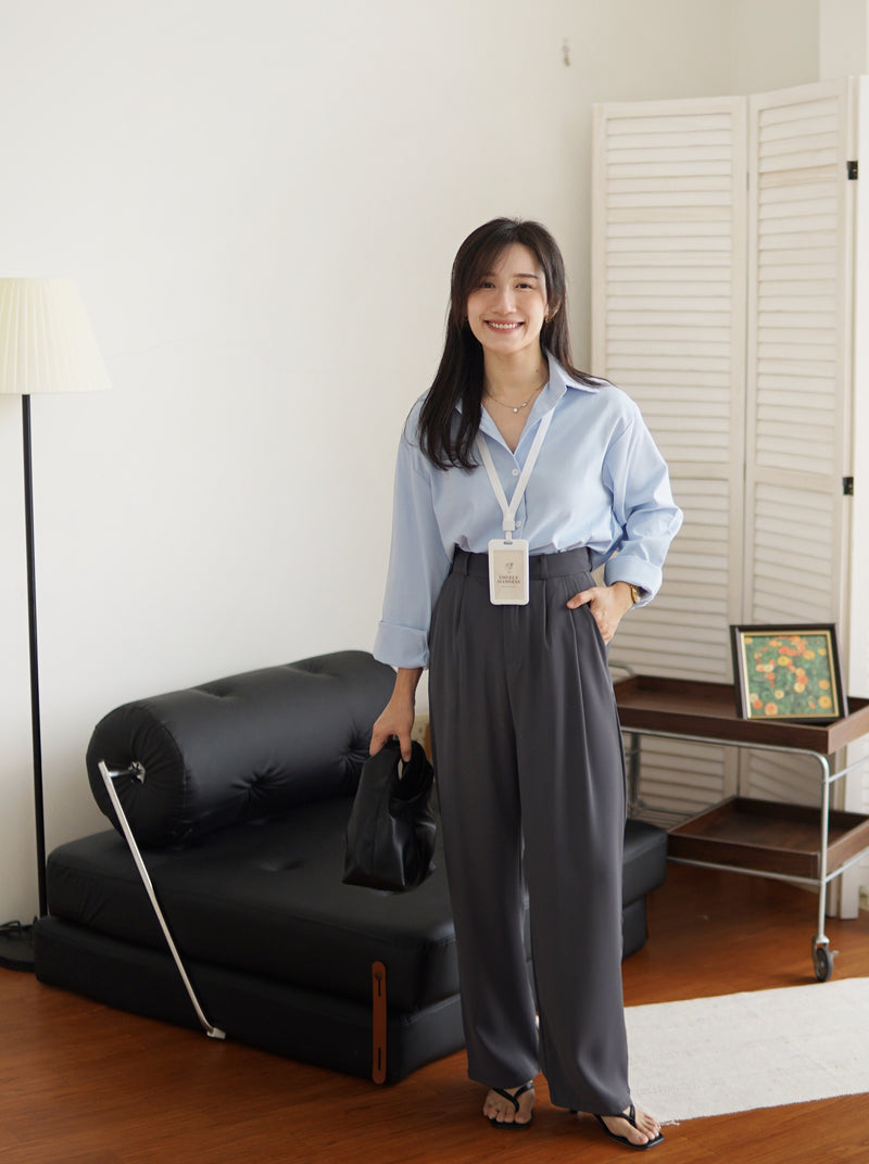 NATALIA BUTTON BLOUSE
