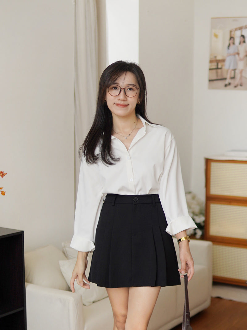 NATALIA BUTTON BLOUSE
