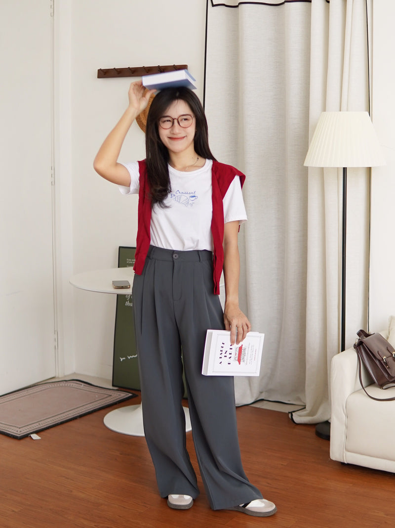 [Lm.Made] Sleepy Joy & Croissant Tee