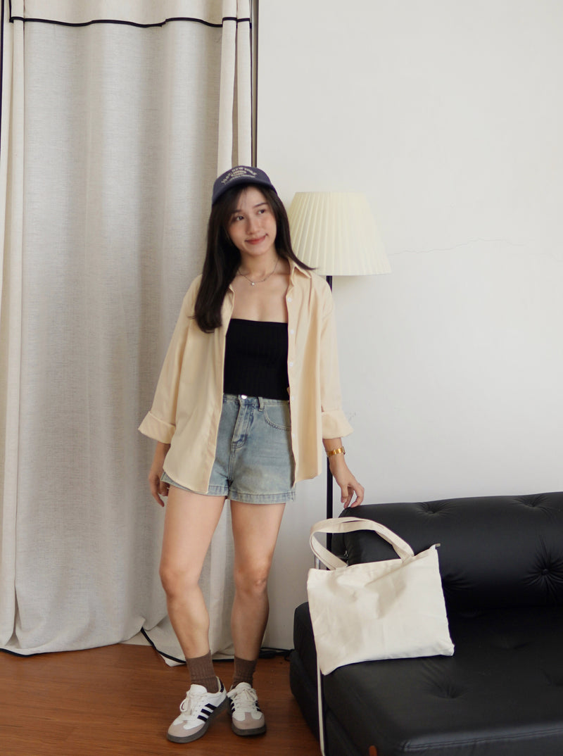 NATALIA BUTTON BLOUSE