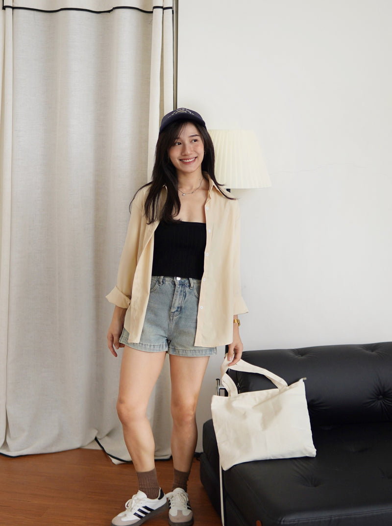 NATALIA BUTTON BLOUSE