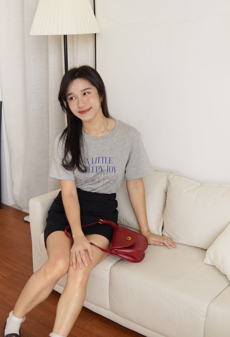 [Lm.Made] Sleepy Joy & Croissant Tee