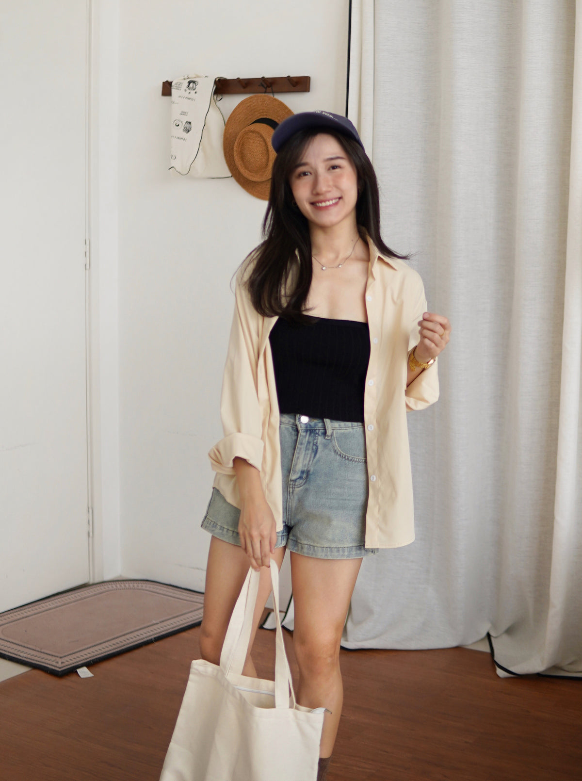 NATALIA BUTTON BLOUSE