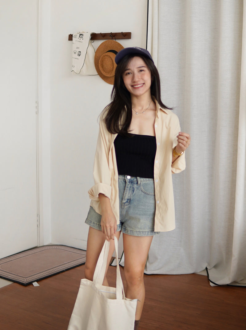 NATALIA BUTTON BLOUSE