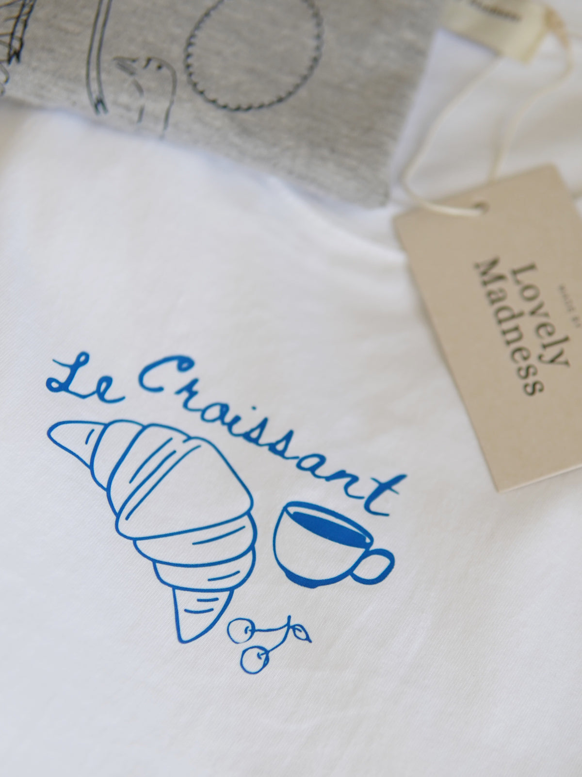 [Lm.Made] Sleepy Joy & Croissant Tee