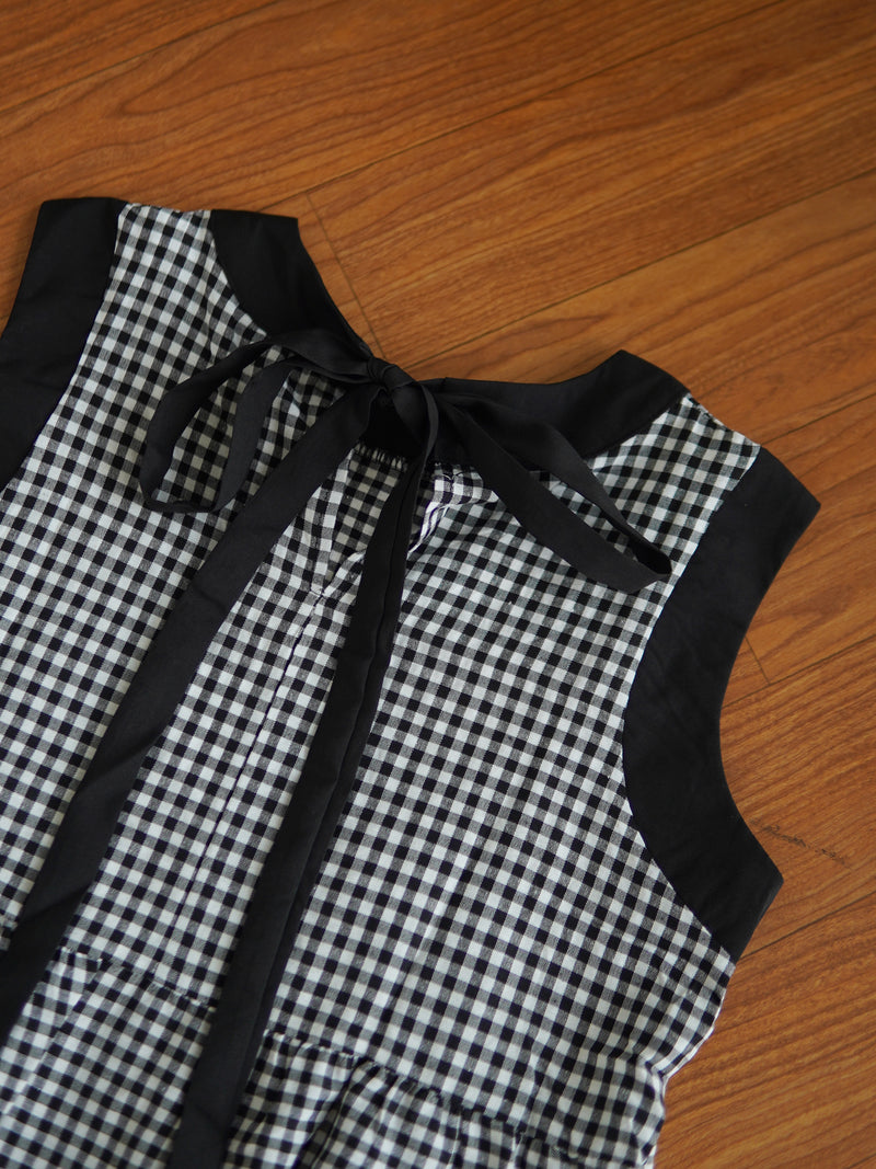 Gingham Darling Bow Top