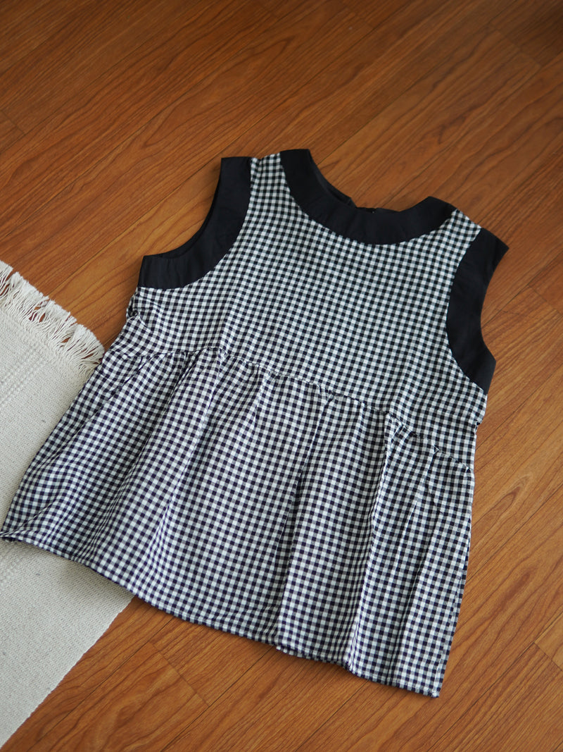 Gingham Darling Bow Top
