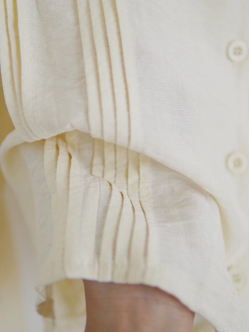 Juliet Pleat Ruffle Blouse