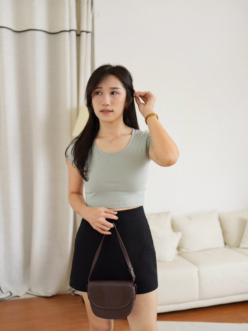 RIBBED Baby Tee (Size S)