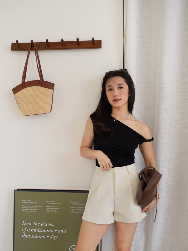 [LM.made] Mitzi Tailored A-line Shorts - LovelyMadness Clothing Malaysia