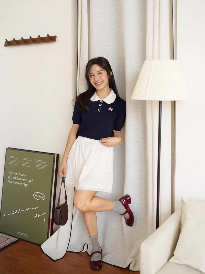 Poppy Collar Top