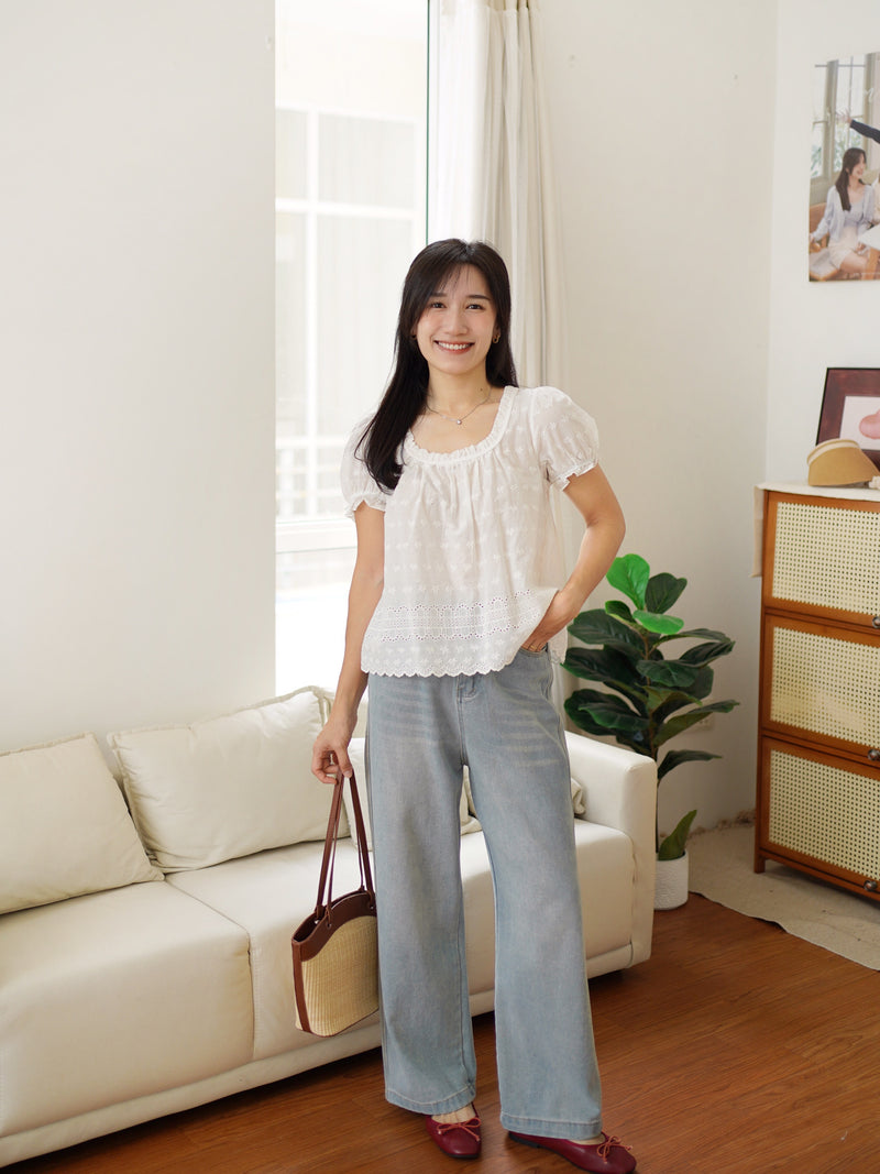 Hera Eyelet Top