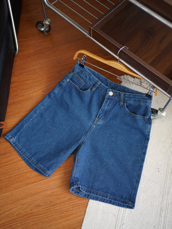 Denim Bermuda Shorts
