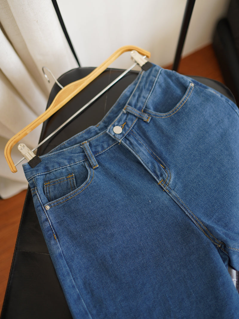 Denim Bermuda Shorts