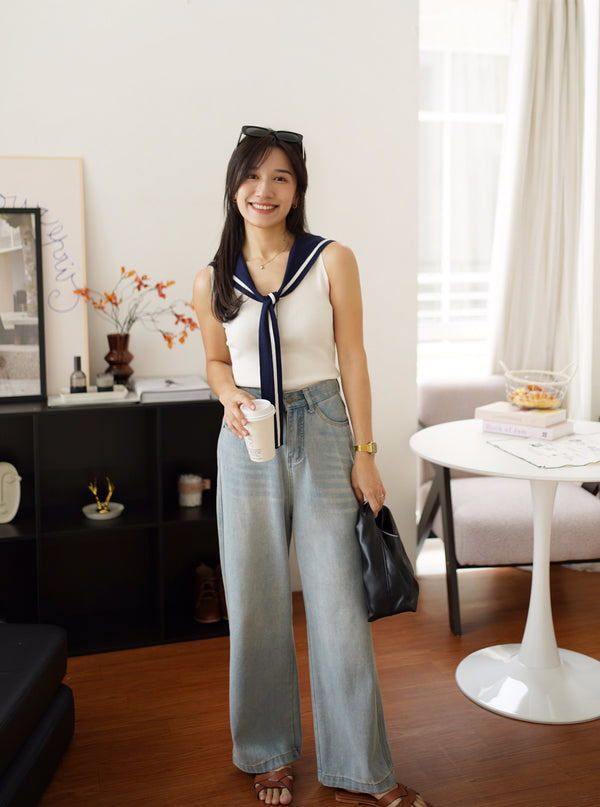 Sailor Knit Top