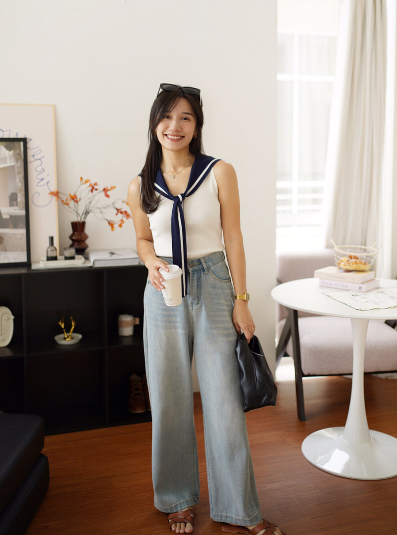 Sailor Knit Top